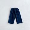 Outono 2026 Novas Calças Infantis Estilo Coreano com Cintura Elástica, Bolsos Grandes Casuais, Jeans Longo da Moda para Meninos e Meninas