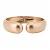 Pulsera redonda abierta de estilo europeo y americano transfronterizo cepillada, con un diseño exagerado y único, una pieza de joyería moderna y a la moda para mujer