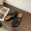 Meias-pantufas fechadas de sola grossa para mulheres, Sapatos preguiçosos slip-on retrô Primavera/Verão 2026, Sandálias femininas, Sapatos estilo Birkenstock