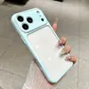 Transformación instantánea en una funda transparente de gasa suave de 17 pulgadas, adecuada para Apple 17 Pro Max con ranuras para relleno de resina, acrílico para 15 pulgadas y para 11/12 pulgadas.