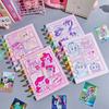 Álbum de Tarjetas My Little Pony Botón de Hongo Libro Rojo Pequeño Tamaño A5 Hojas Sueltas Álbum de Almacenamiento para Estudiantes Ventas Directas de Fábrica Esencial para Juegos de Cartas