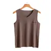 Chaleco térmico sin costuras para hombre, engrosado con forro polar para otoño/invierno, corte holgado, se puede usar como capa exterior, capa base de cuello en V