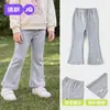 Pantalones para niños JQ Jingqi, leggings de otoño para niñas, ropa para niños, pantalones largos para niñas, pantalones acampanados versátiles para bebés