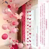 Set de Decoración para Boda para el Dormitorio y la Sala de Estar de los Novios, Incluye Guirnaldas, Farolillos, Batas y Fondo para Fotos
