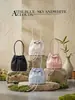 Bolso Bandolera Cubo de Gran Capacidad de Moda Nuevo Estilo Chino 2026 Nuevo Modelo Inspirado en Qipao con Tachuelas de Perlas Transfronterizo
