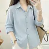Hilo de algodón primavera verano principios de otoño cárdigan fino manga larga chaqueta estilo madre de mediana edad cubrir carne top de doble botón prenda exterior mujer