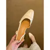 Sandálias Fechadas Retrô Francesas Sazonais para Mulheres, Novo Estilo de Verão para Exterior, Versátil, Chique, Respirável, Salto Anabela, Baixo