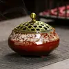 Atacado queimador de incenso queimador de incenso em espiral Ai Zhu queimador de incenso doméstico queimador de incenso de cerâmica para interior multiuso repelente de mosquitos queimador de incenso fogão de areia roxa