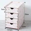 Caja de Almacenamiento para Escritorio de Oficina Gabinete de Almacenamiento de Madera Tipo Cajón Estante de Almacenamiento para Oficina Suministros Archivo Caja Organizadora Varios