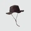 Chapéu de Pescador com Aba Larga para Homens, Chapéu de Sol para Caminhada ao Ar Livre no Verão, Bordado de Pico de Montanha Estilo Coreano, Chapéu de Pesca Respirável