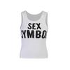 Chaleco pequeño con estampado de letras personalizado camiseta interior top de chica hot nuevo de verano 2022 camiseta para mujer venta al por mayor