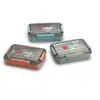 Lonchera de Acero Inoxidable 304, Lonchera Térmica para Comida Ligera, Lonchera de Grado Alimenticio con Tapa, Lonchera Compartimentada para Trabajadores de Oficina