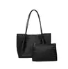 Bolso tote tejido de estilo coreano, sofisticado, de gran capacidad, un juego de dos bolsas, nuevo modelo 2026, práctico y versátil para ir al trabajo, bolso de hombro