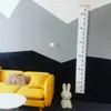 Ins Nueva Regla de Altura Infantil Escandinava Medición Decoración Creativa de Dibujos Animados Pintura de Lienzo Colgante para el Hogar Regla de Altura