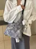 Bolsa Cruzada de Hombro con Lazo para Estudiantes Universitarias Bolsa de Transporte para el Día a Día para Mujer Nueva de Verano 2024 Gran Capacidad
