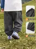 Roupa infantil Kaka Panda, calça cargo infantil, calça casual para meninas, roupa de outono, calça de outono para bebê, calça comprida de primavera e outono para meninos