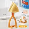 Escova Triangular Multifuncional Dobrável Doméstica para Limpeza de Cantos e Frestas, Escova para Fogão de Cozinha, Escova para Frestas Estreitas, Escova para Pia de Banheiro