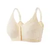 2026 Nuevo Estilo Sujetador de Broche Frontal para Madres de Mediana Edad y Mayores Cómodo Transpirable Push-up Inalámbrico Delgado
