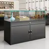Armário de exposição para joias, vitrine de museu de vidro de alta qualidade, armário de exposição para relíquias culturais e jade, balcão de exposição comercial