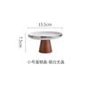 Lujo Ligero Plata Soporte Alto para Pastel Bandeja para Degustación de Snacks con Tapa Almacenamiento para Sala de Estar y Restaurante Mesa Plato de Fruta Transfronterizo
