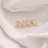 Broche de Laço Coração Simples para Mulheres, Corsage de Luxo, Alfinete Anti-Exposição para Gola Feminina, Alfinete de Cardigã, Acessório de Roupa