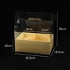 Nueva Caja Creativa para Pastel Ramo de Flores Caja de Regalo Transparente Portátil Ramo de Flores Caja de Flores Festival de Medio Otoño Caja de Regalo para Pastel de Luna