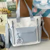 Bolso Tutoría Nuevo, Elegante y Fresco, Dulce y Estilo Universitario, Patchwork de Bloques de Color, Ligero para Viaje, Cruzado, para Estudiantes de Secundaria y Preparatoria