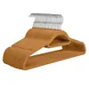 Percha de Terciopelo sin Costuras Multifuncional Antideslizante de Plástico Percha para Ropa Hogar Mágico Organizador de Acabado Percha para Ropa Tirante para Ropa