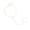Pulsera de Cadena Simple Nueva Transfronteriza Europea y Americana para Dedo Pulsera de Mano con Diseño de Nicho de Mejor Venta en Amazon Temperamento Personalizado Joyería de Mano