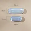 Cadena para Bolso de Teléfono de Cuentas Ovaladas Planas de Dos Agujeros de Sirena Heidi Colgante para Coche Adornos Hechos a Mano DIY Materiales de Cuentas Sueltas