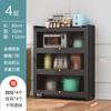 Alacena de Cocina Armario de Piso Armario Multicapa a Prueba de Polvo con Puerta Librero Armario para Snacks Fábrica de Origen Bazhou