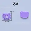 Variedad de Parches de Dibujos Animados de Goma Suave para Vasos de Agua DIY, Pegatinas Decorativas Hechas a Mano, Fundas para Teléfonos Móviles, Pasadores, Accesorios para el Cabello, Decoraciones para la Cabeza