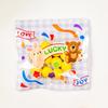 Bolsa Ziplap Universal Corea del Sur Dibujo Animado Lindo Snack Dulce Hebilla Cabeza de Niña Embalaje de Regalo de Joyería Bolsa de Almacenamiento de Juguetes