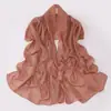 Transmisión en Vivo de Nuevo Pañuelo Largo de Gasa con Lentejuelas Doble Corazón y Perlas Transfronterizas Bufanda Étnica Pañuelo Malayo