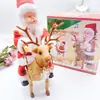 Brinquedo Elétrico do Papai Noel que Sobe em Contas e Escadas, Papai Noel Subindo pela Chaminé, Presente de Natal Criativo