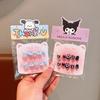 Pegatinas de uñas autoadhesivas impermeables con dibujos animados para niños, pegatinas para uñas de bebé, pegatinas lindas para uñas de niña pequeña