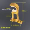 Suporte de cortina de liga de alumínio, suporte de varão romano para janela, suporte de gancho, suporte fixo, haste acessório perfurada para cortina