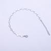 Pulsera de Hoja de Acero Inoxidable Chapado al Vacío en Oro de 18K Conservación del Color Tobillera DIY Cadena para Cintura Collar de Acero de Titanio Cadena de Joyería Fabricante