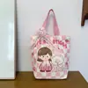 Bolsa de Lienzo de Capibara de Dibujos Animados para Mujer Bolso Grande de Mano Bolsa para Dulces de Boda Souvenir Dropshipping