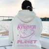 Sudadera con Estampado de Letras Europeas y Americanas de Moda Transfronteriza Diseño Caliente Sudadera con Capucha Estampada