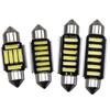 Luz de lectura LED para coche, luz de doble punta 7020 6Smd, decodificación continua, luz de matrícula, luz de compartimento, luz trasera