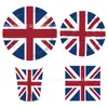 Mm193 Bandera Británica Serie Británica Fiesta Fiesta de Celebración Banner Set de 4 Piezas para 8 Personas Plato de Papel Vaso de Papel