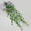 45 Peças de Eucalipto Artificial Violeta para Pendurar na Parede Arranjo de Flores de Eucalipto para Decoração de Casamento Pendente de Parede e Decoração Suspensa