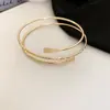 Pulsera Serpiente de Zirconia Irregular Transfronteriza Europea y Americana Pulsera de Lujo Ligero de Temperamento Pulsera Exagerada de Gama Alta Venta al por Mayor Mujer
