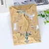 Tarjetas de felicitación estilo sobre de boda cortadas con láser con diseño floral transfronterizo europeo con páginas interiores de papel kraft para invitaciones de boda al por mayor