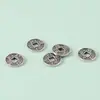 Prata Esterlina S925 Retro Antiga Moeda dos Cinco Imperadores Espaçador DIY Corda Feita à Mão Pulseira com Contas Acessórios Espaçadores para Colar
