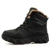 Botas de Nieve para Hombre Talla Grande Más Terciopelo Engrosado Zapatos para Exterior Cálidas Botines de Caña Alta Cortos Zapatos de Algodón Zapatos de Suela Gruesa para Hombre