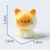 Boneca Siamês Fofa e Adorável Decoração DIY Acessório de Pendurar Micro Paisagem Ornamento de Resina para Desktop