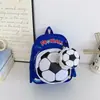 Mochilas Escolares Infantis Transfronteiriças Desenho Animado Futebol Meninos e Meninas Bonitos Mochilas 3-5 Anos Mochilas Escolares para Crianças do Jardim de Infância