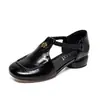 Sandálias Fechadas Femininas 2026 Verão Novo Estilo Rasteirinhas Flor Tira T Trançada Vazada Sandálias Sapatos Femininos Retrô Elegantes